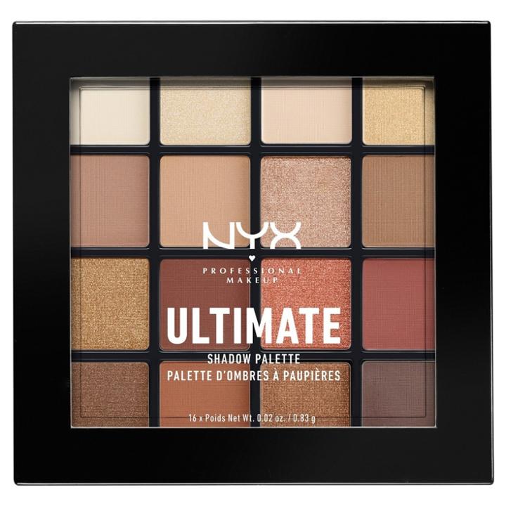 Nyx Professional Makeup Ultimate Eyeshadow Palette Warm Neutrals