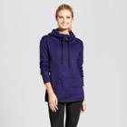 Women's Sweater Fleece Pullover - C9 Champion Underwater Blue