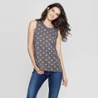Women's Dainty Pumpkin Tank Top - Fifth Sun (juniors') - Charcoal Heather L, Size: