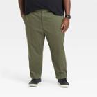 Men's Big & Tall Slim Fit Everyday E-waist Pants - Goodfellow & Co Green
