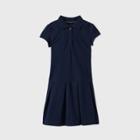 Girls' Short Sleeve Pleated Uniform Tennis Dress - Cat & Jack Navy