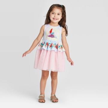 Mia & Mimi Toddler Girls' Pippa And Julie Disney Ariel Dress - Pink 2t, Girl's,