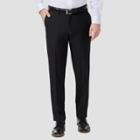 Haggar Men's Premium Comfort Slim Fit Flat Front Pants - Black