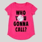 Girls' Ghostbusters T-shirt - Pink M(7-8),