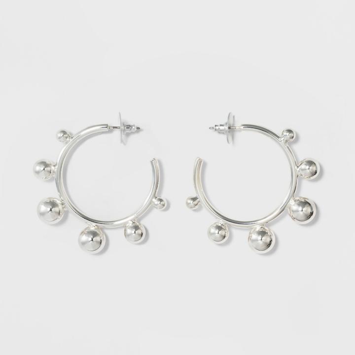 Sugarfix By Baublebar Deco Hoop Earrings -
