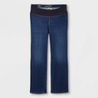 Women's Plus Size Adaptive Bootcut Jeans - Universal Thread Dark Denim Wash 16w, Dark Blue Blue