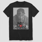 No Brand Men's Big & Tall Tupac Poetic Justice Short Sleeve T-shirt - Black