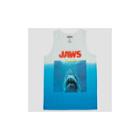 Men's Jaws Sleeveless Graphic Tank Top Blue Tie Dye