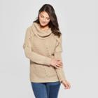 Women's Long Sleeve Turtleneck Pullover - Knox Rose