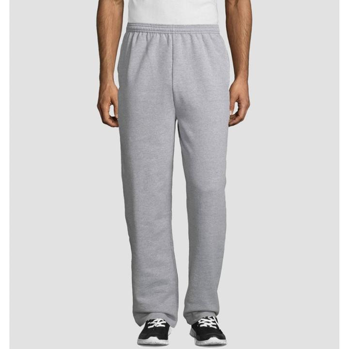 Hanes Men's Ecosmart Fleece Sweatpants - Gray S, Men's,