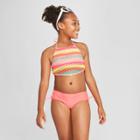 Girls' Friday Fun Day Bikini Set - Cat & Jack Coral