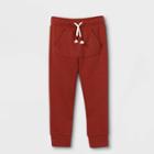 Toddler Boys' Knit Pull-on Jogger Pants - Cat & Jack Brown