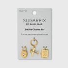 Sugarfix By Baublebar Travel Customizable Gold Bracelet Charm