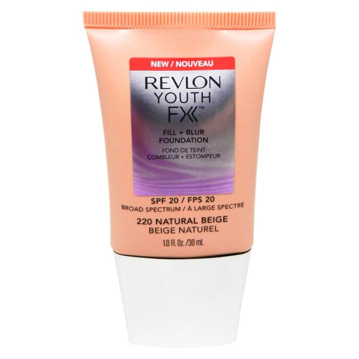 Revlon Youth Fx Fill + Blur Foundation Spf 20 220 Natural Beige
