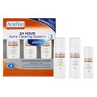 Acnefree 3 Step 24 Hour Acne Treatment Kit With Oil Free Face Wash, Toner, And Repair