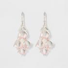 Four Flowers Earrings - A New Day Pink/silver