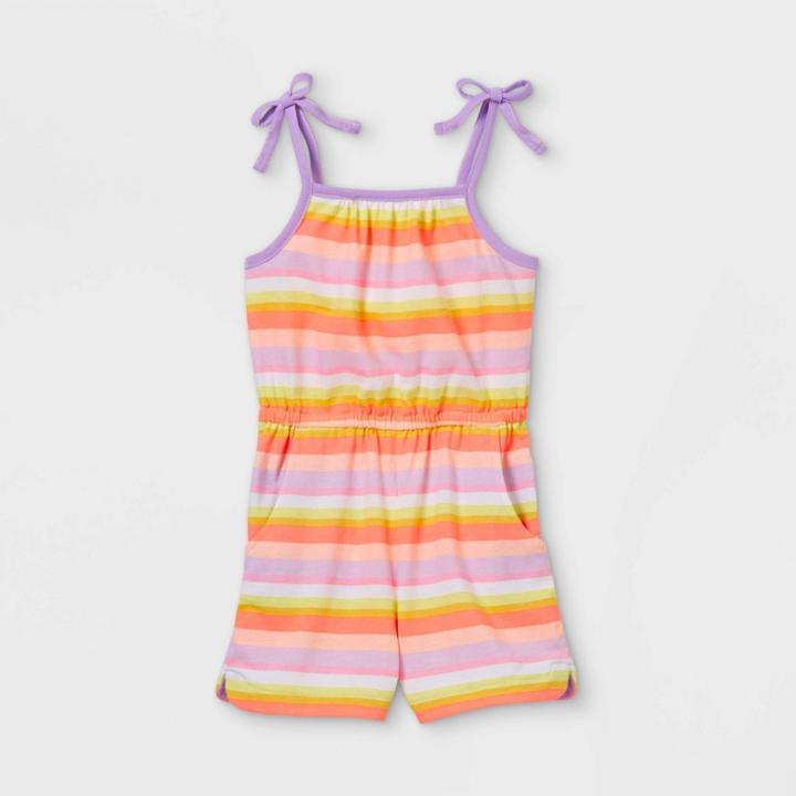 Toddler Girls' Tank Romper - Cat & Jack