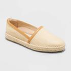 Women's Maggie Espadrille Flats - A New Day Natural