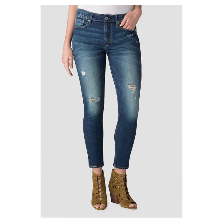 Denizen From Levi's Women's High Rise Ankle Skinny Jeans - Dark Wash