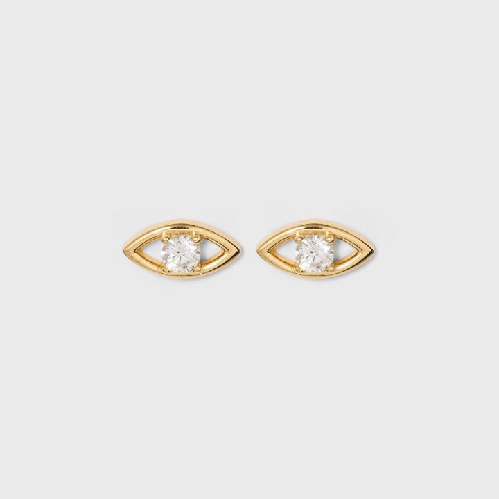 Sugarfix By Baublebar Delicate Evil Eye Stud Earrings - Gold