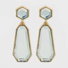 Lucite Crystal Drop Earrings - A New Day Clear, Women's