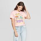 Women's Nickelodeon Rugrats Short Sleeve Crop T-shirt - (juniors') - Pink