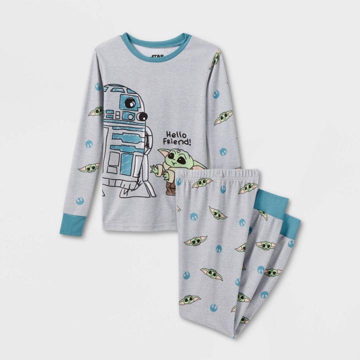 Boys' Star Wars: The Mandalorian 2pc Hacci Pajama