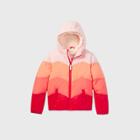 Kids' Colorblock Chevron Puffer Jacket - Cat & Jack Coral