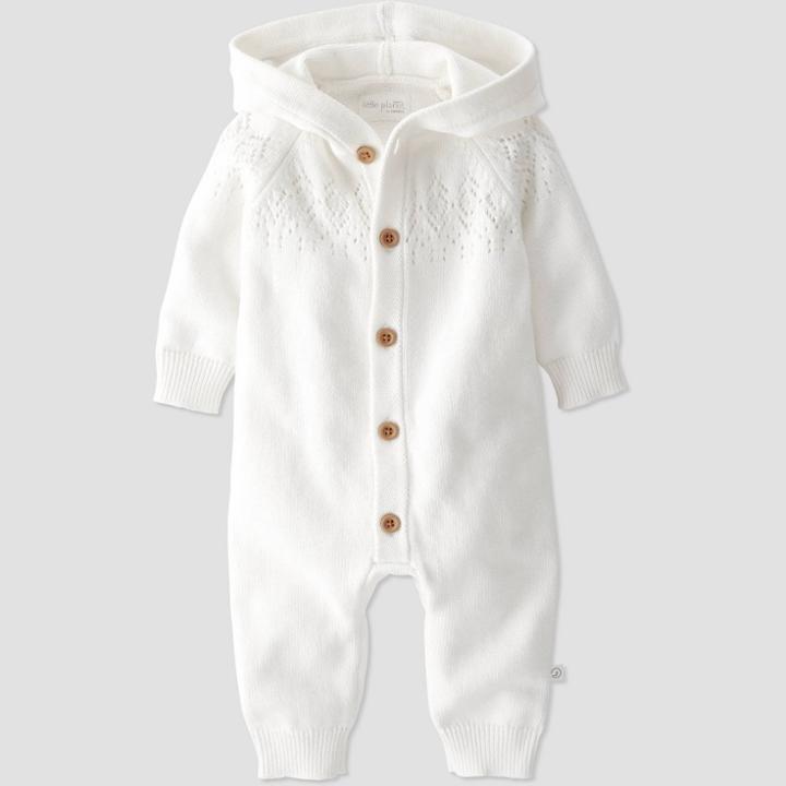Baby Knit Sweater Jumpsuit - Little Planet By Carter's Off-white