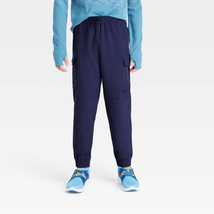 Boys' Lined Cargo Pants - All In Motion Navy Blue