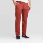 Men's Slim Fit Chino Hennepin Pants - Goodfellow & Co Red