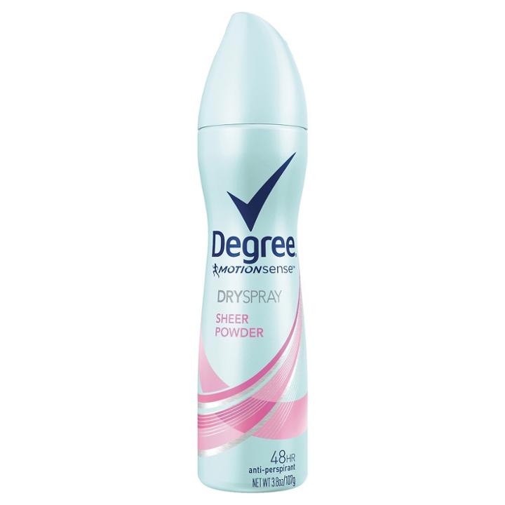 Degree Motionsense Sheer Powder Dry Spray Antiperspirant