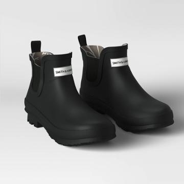 Smith & Hawken Women's Short Rain Boots Black 7 -