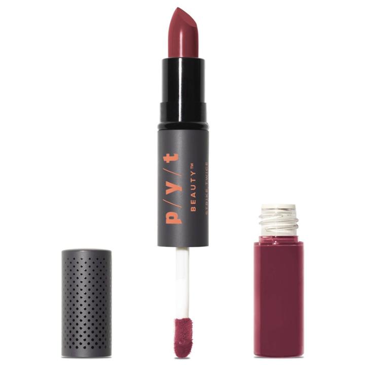 Pyt Beauty Double Duty Lipstick + Gloss Mauve Rose - 0.18oz, Pink Pink