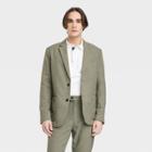 Houston White Adult Textured Blazer - Dark Green Xxs/xs