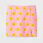 Girls' Notch-front Skirt - Art Class Light Pink Floral