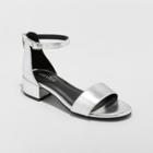 Girls' Dressy Heeled Current Mood Sandals - Stevies - Silver