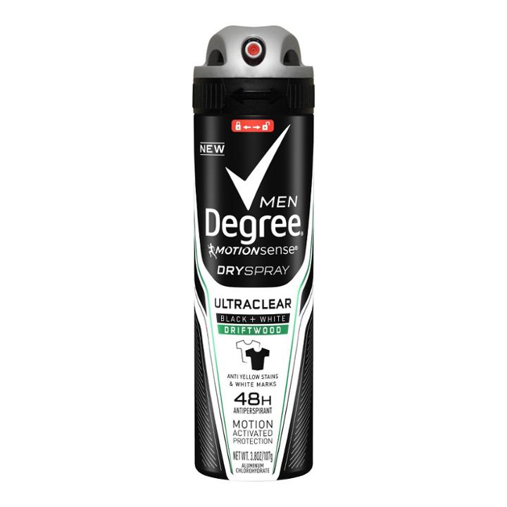 Degree For Men Ultra Clear Black +white Driftwood Antiperspirant Deodorant Dry