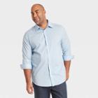 Men's Big & Tall Standard Fit Long Sleeve Button-down Shirt - Goodfellow & Co