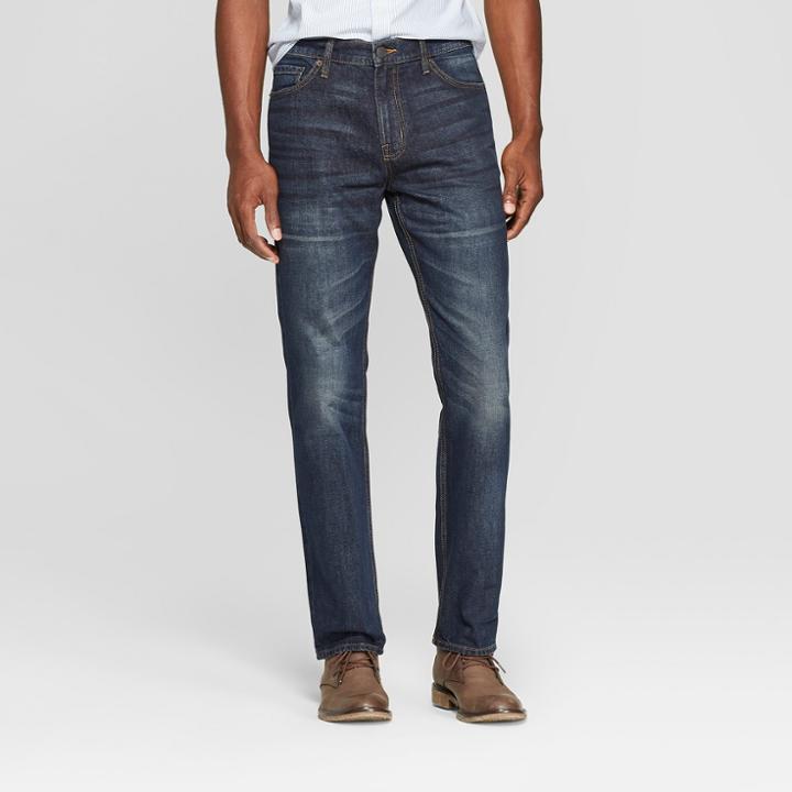Target Men's Straight Fit Jeans - Goodfellow & Co Dark Wash