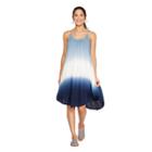 Women's Sleeveless Scoop Neck Pullover Shift Dress - Knox Rose Blue