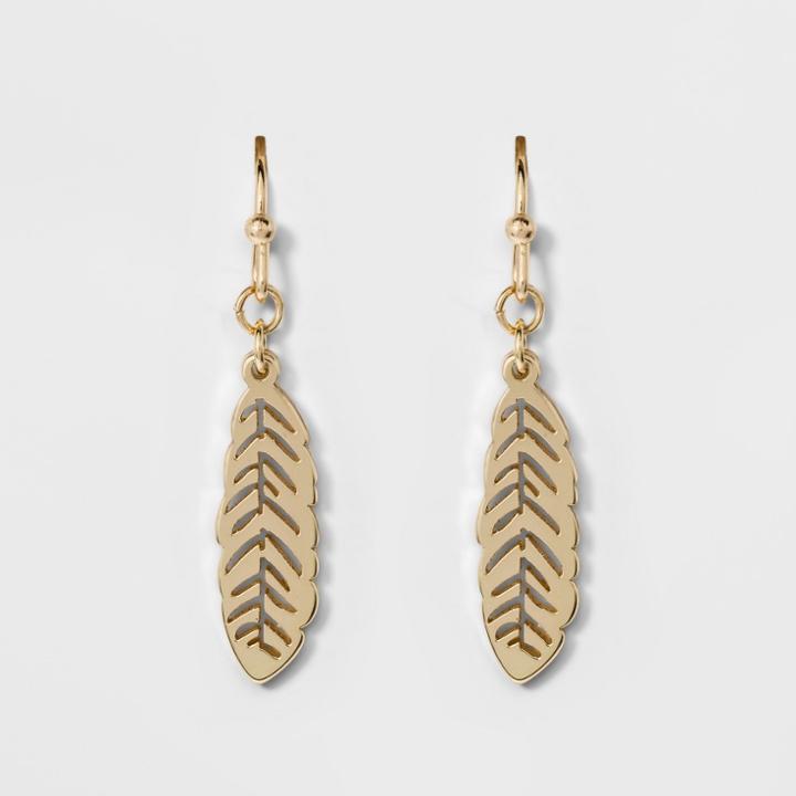 Leaves Earrings - A New Day Gold