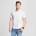 Men's Short Sleeve Button-down Shirt - Goodfellow & Co Silver Foil