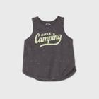 Girls' Glow In The Dark Tank Top - Art Class Gray