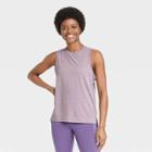 Women's Active Muscle Tank Top - All In Motion Lilac Purple