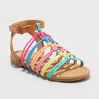 Toddler Girls' Kendall Gladiator Sandals - Cat & Jack Cognac