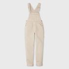 Women's Plus Size High-rise Tapered Denim Ankle Overalls - Universal Thread Sand 14w, Blue/brown