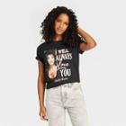 Women's Whitney Houston I Will Always Love You Short Sleeve Graphic T-shirt - Black