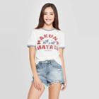 Target Women's Hakuna Matata Short Sleeve Graphic T-shirt (juniors') - White