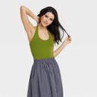 Women's Sleeveless Bodysuit - A New Day Green